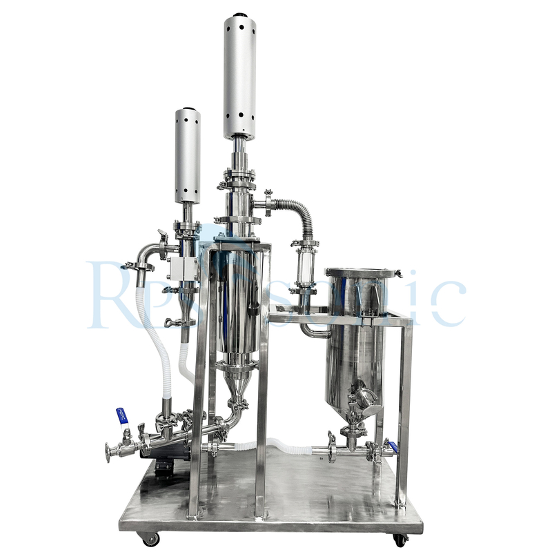 Dijital Ultrasonik Homogenizer Makine Titanyum Toz Paslanmaz Çelik 2L Maksimum Kapasite Kullanılan Kozmetik Deterjan Döşeme