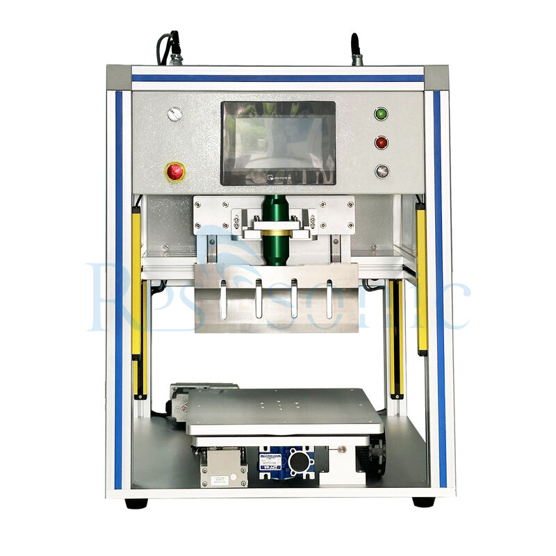 Yüksek verimli yarı otomatik ultrasonik kek kesme sistemi ultrasonik bıçak fırın makinesi için